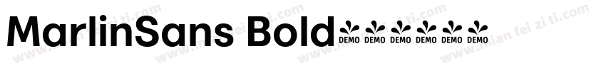 MarlinSans Bold字体转换